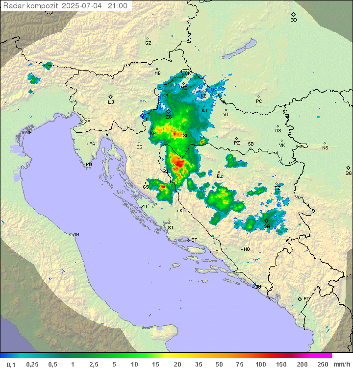 Padavine Hrvaška