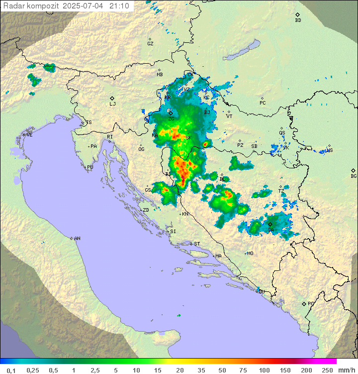 Padavine Hrvaška