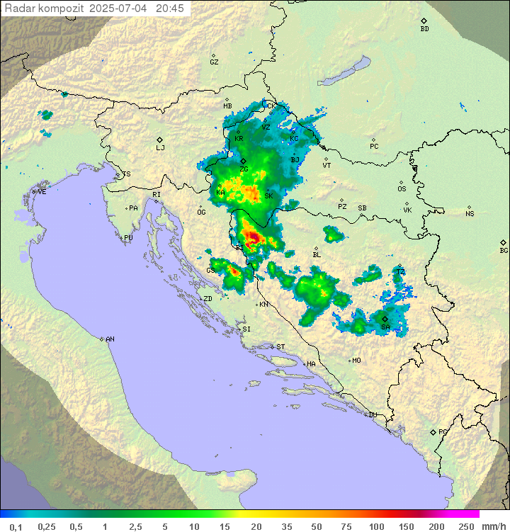 Padavine Hrvaška