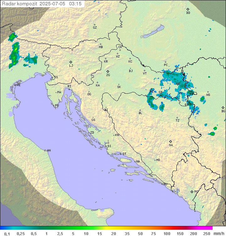 Padavine Hrvaška
