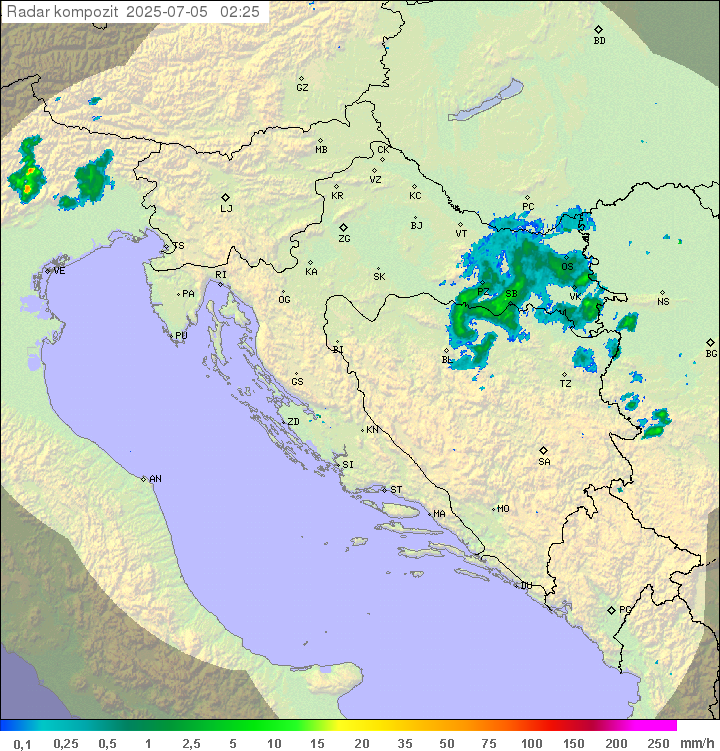 Padavine Hrvaška