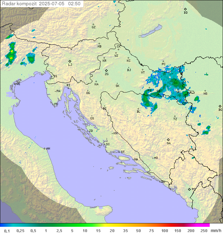Padavine Hrvaška