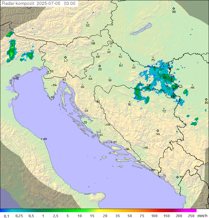 Padavine Hrvaška