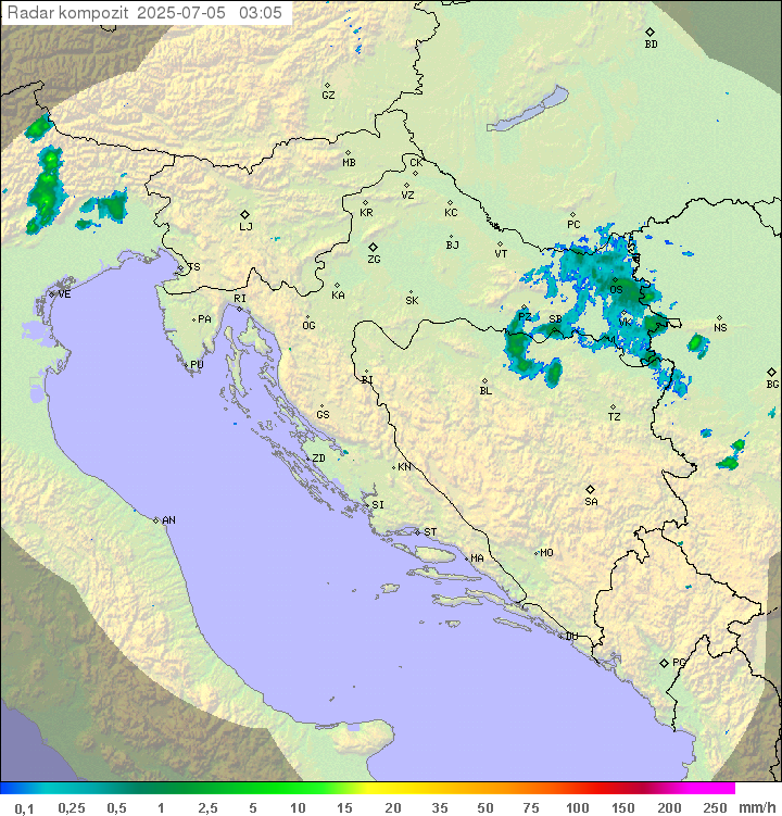 Padavine Hrvaška