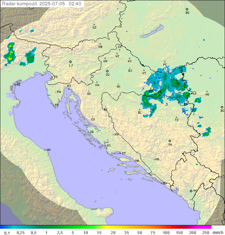 Padavine Hrvaška