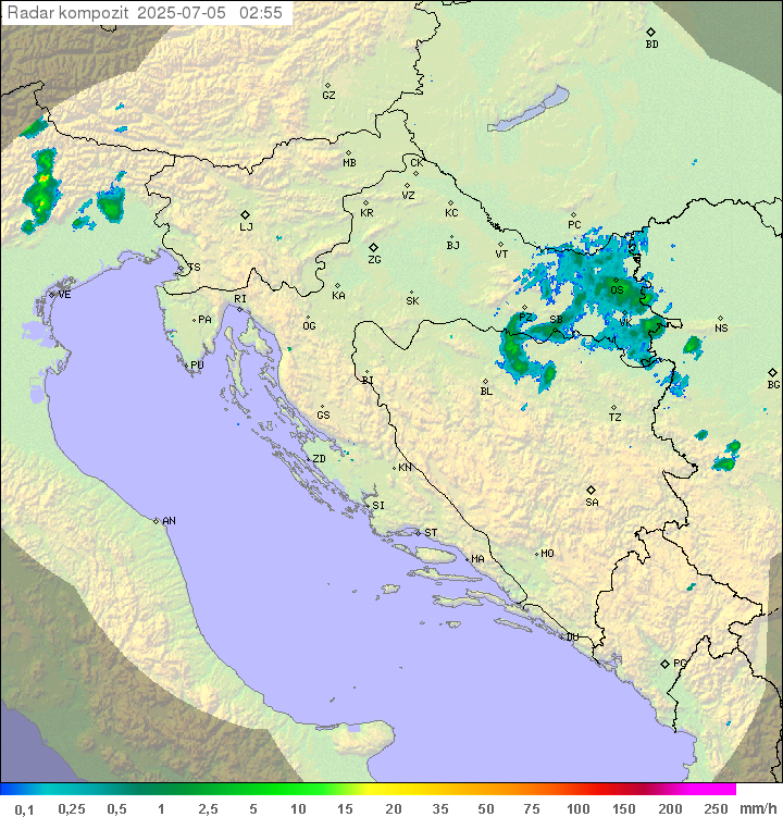 Padavine Hrvaška