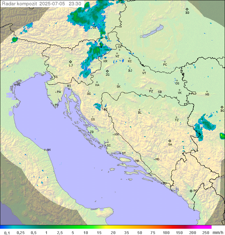 Padavine Hrvaška