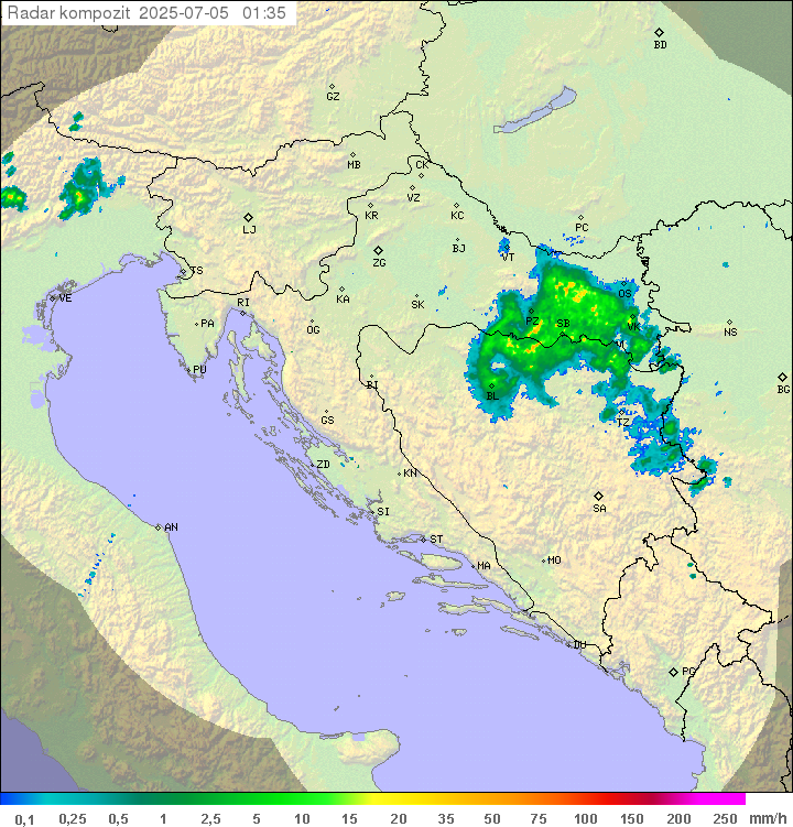 Padavine Hrvaška