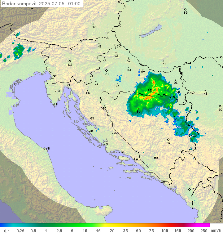 Padavine Hrvaška