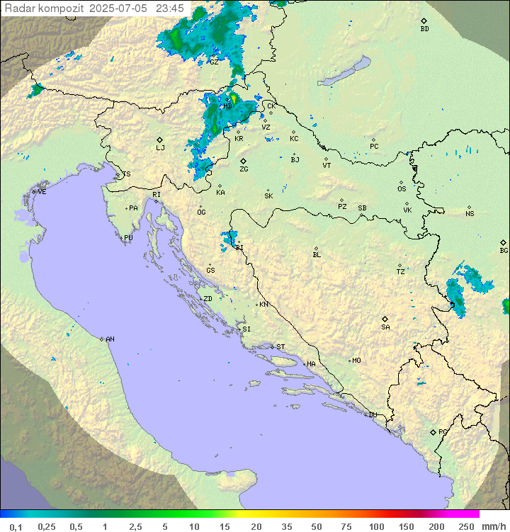 Padavine Hrvaška