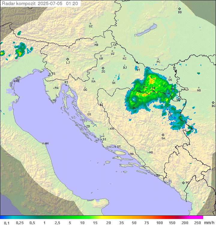 Padavine Hrvaška