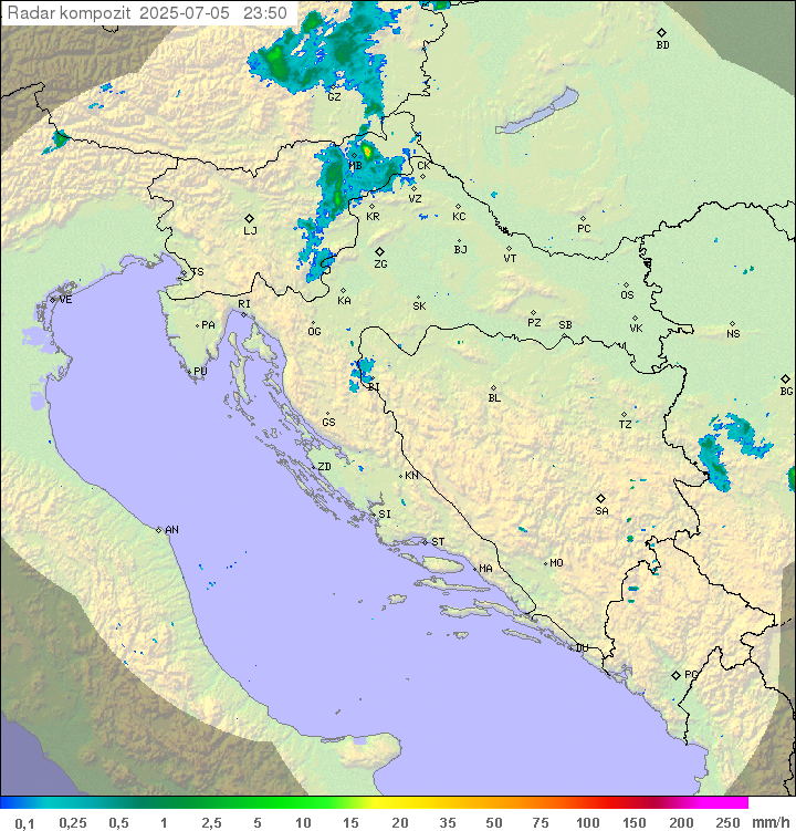 Padavine Hrvaška