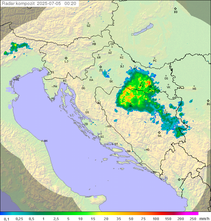Padavine Hrvaška