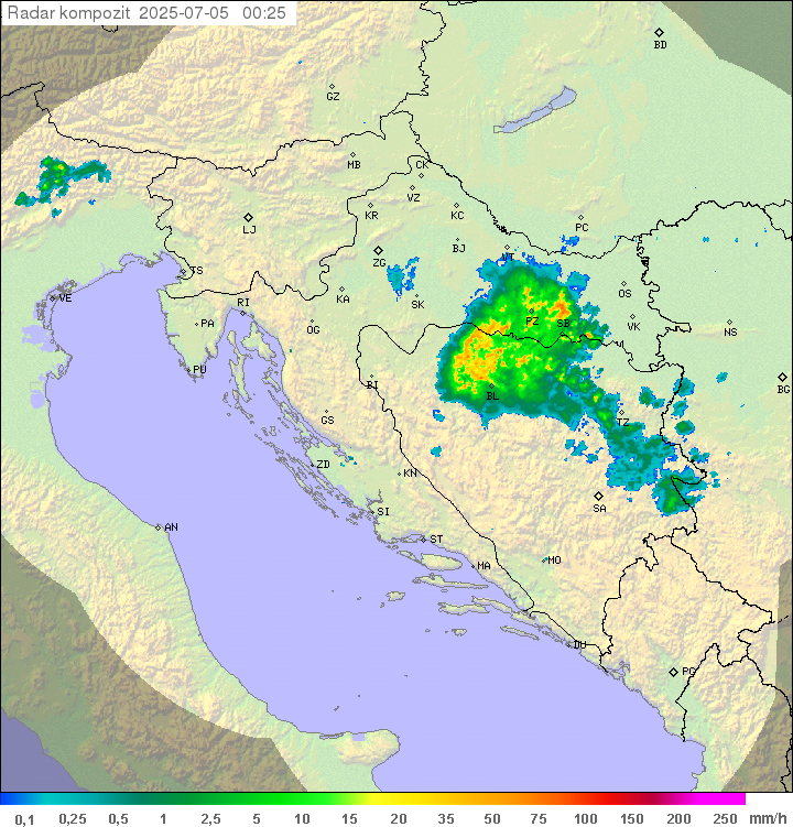 Padavine Hrvaška