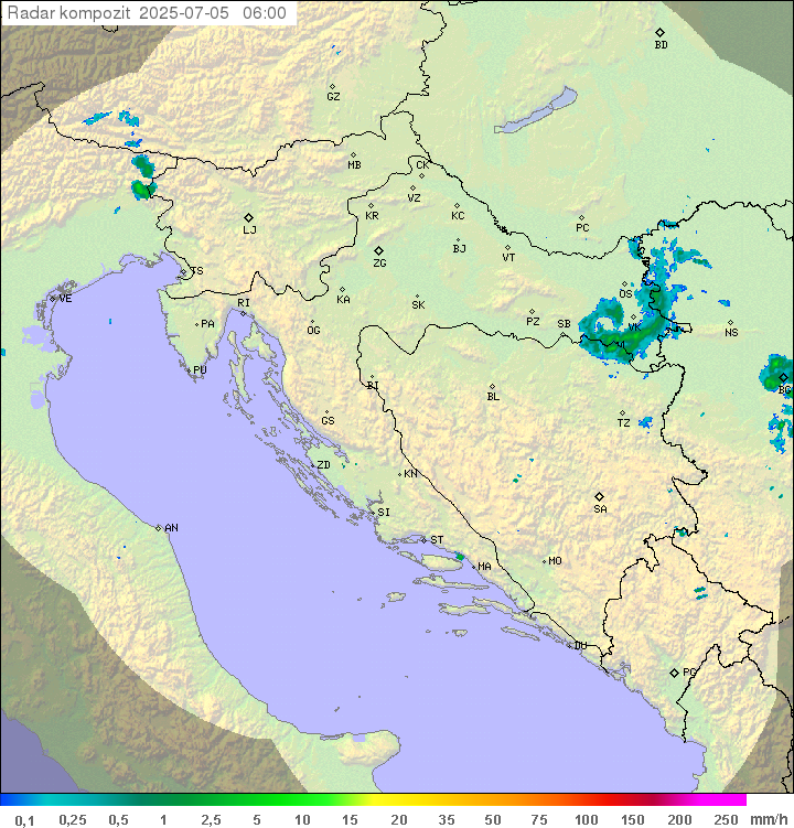 Padavine Hrvaška