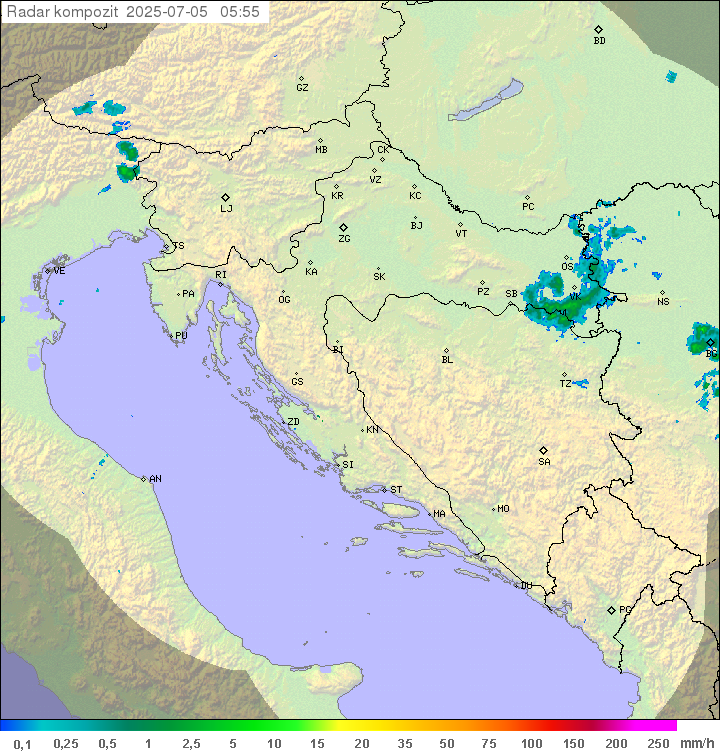 Padavine Hrvaška