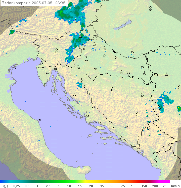 Padavine Hrvaška