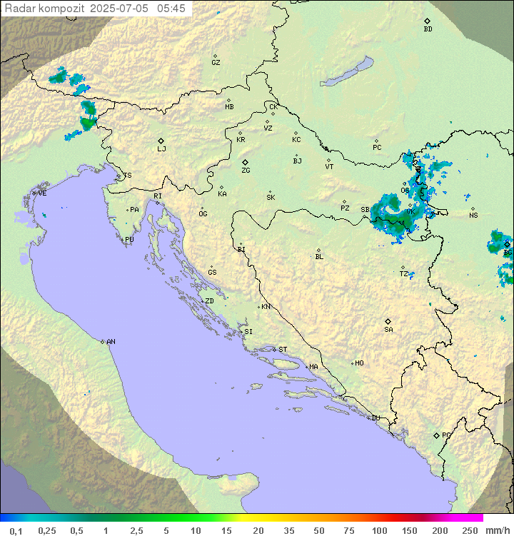 Padavine Hrvaška