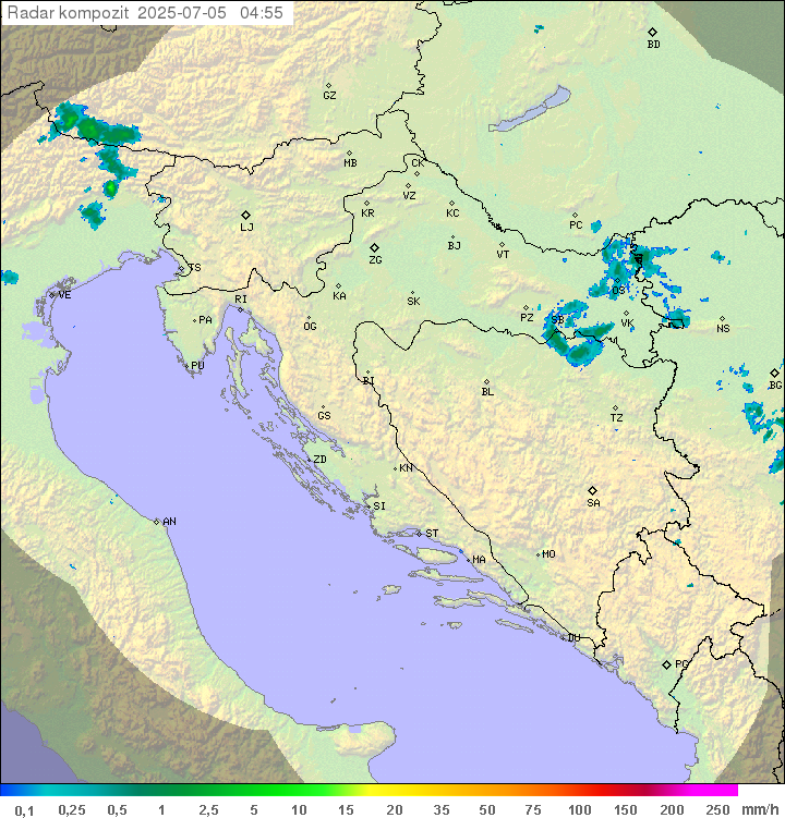 Padavine Hrvaška