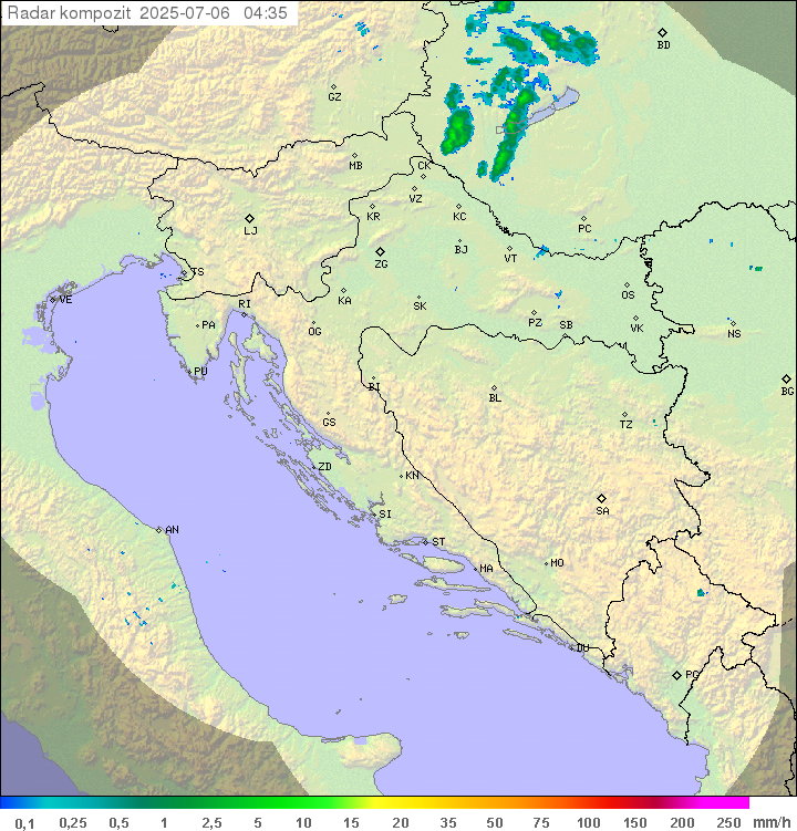 Padavine Hrvaška
