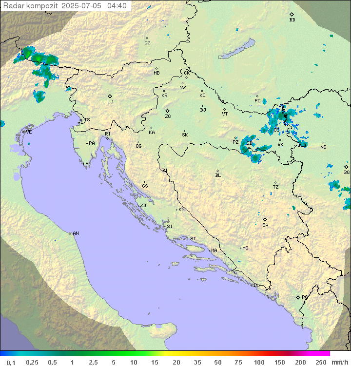 Padavine Hrvaška