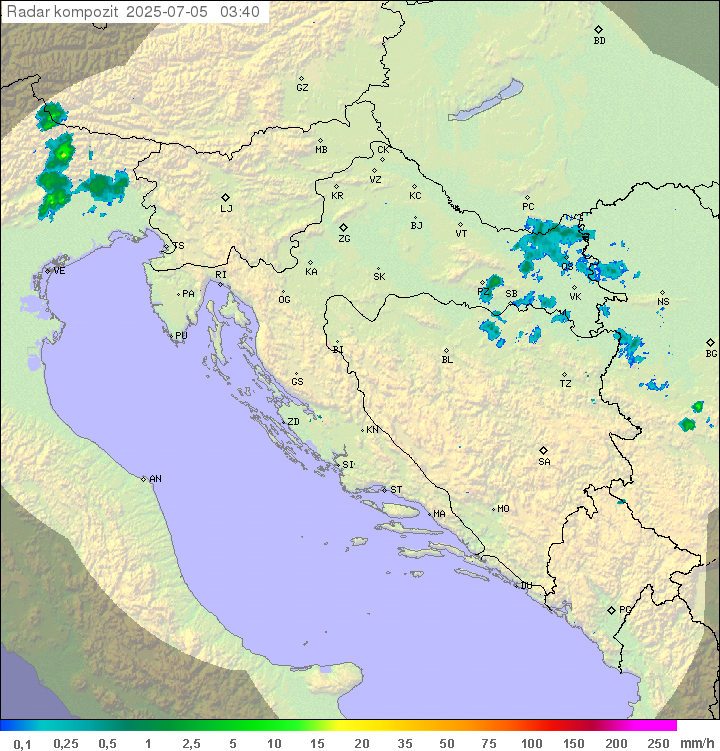 Padavine Hrvaška
