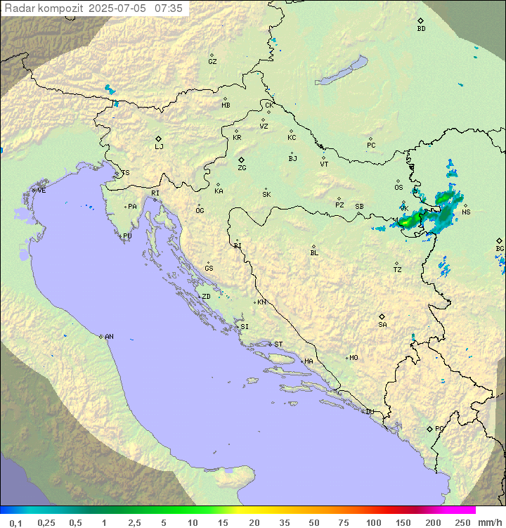 Padavine Hrvaška