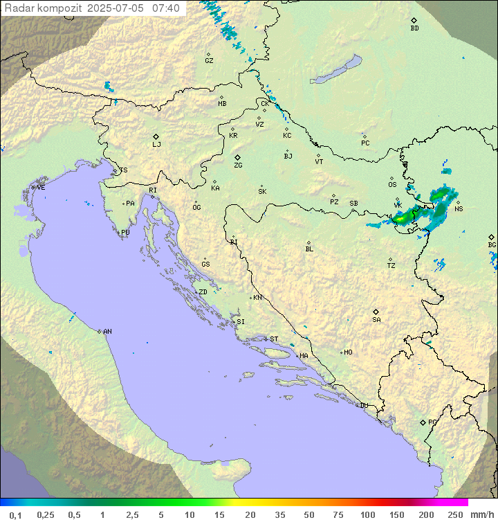 Padavine Hrvaška