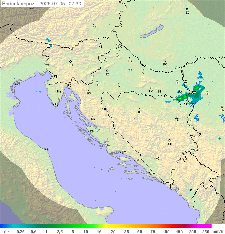 Padavine Hrvaška