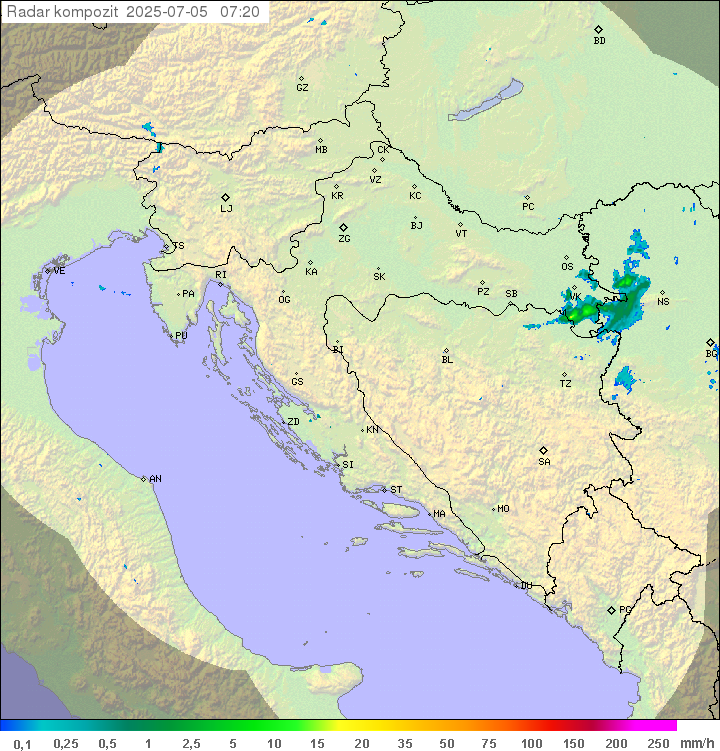 Padavine Hrvaška