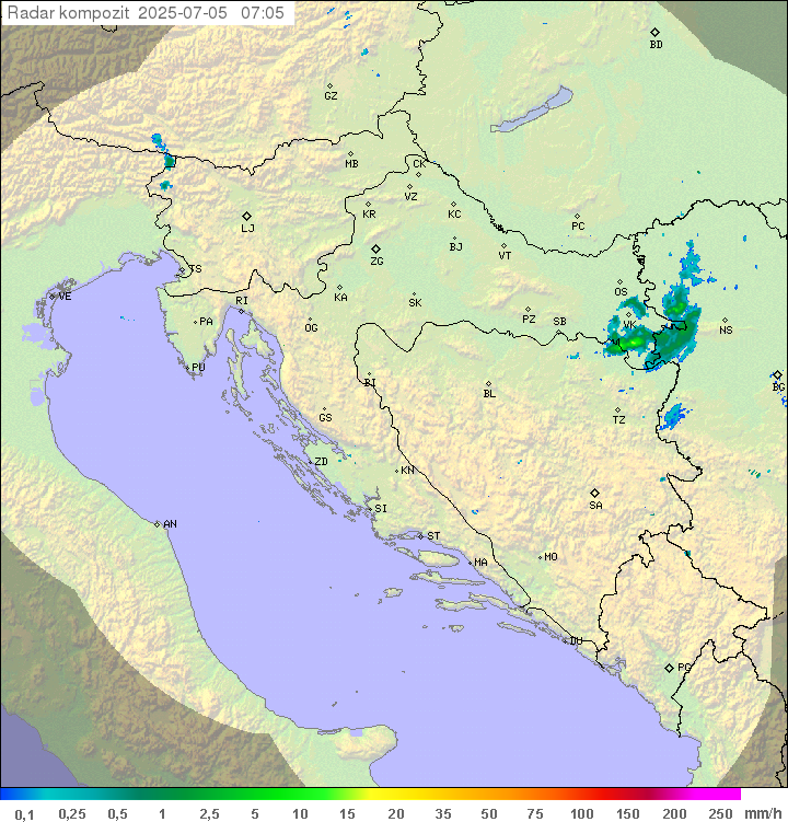 Padavine Hrvaška