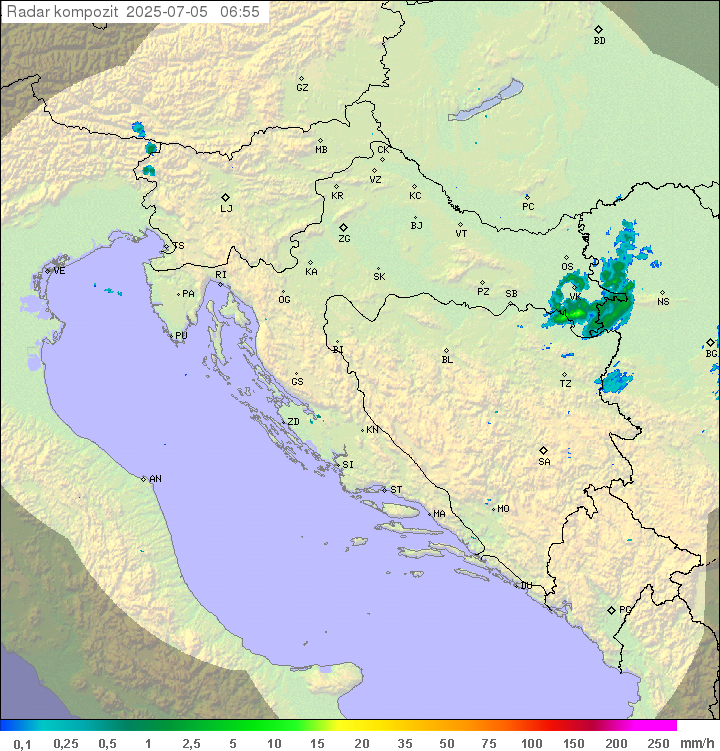 Padavine Hrvaška