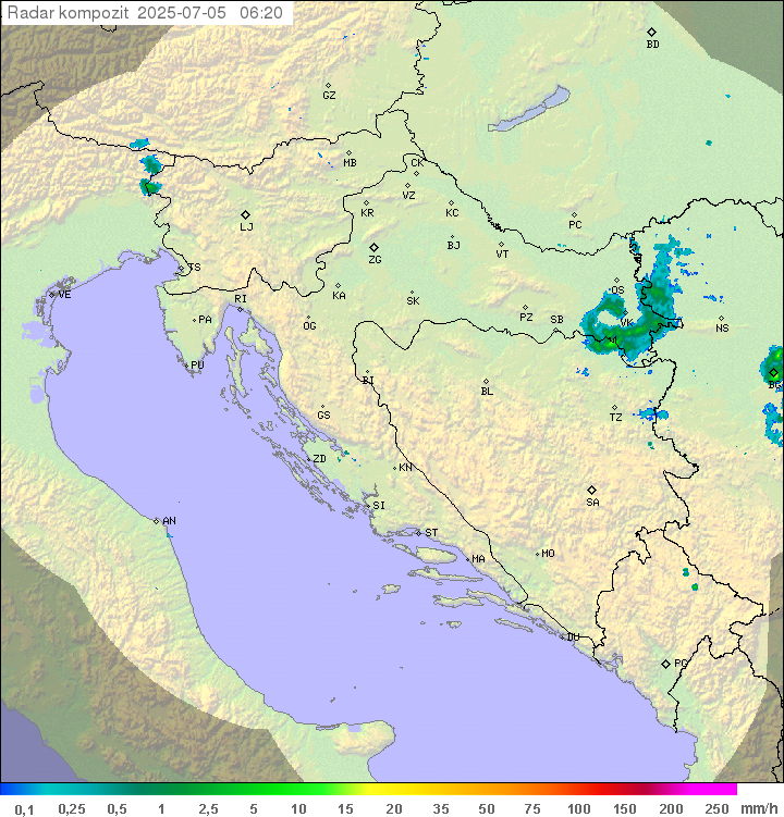 Padavine Hrvaška