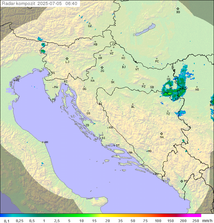 Padavine Hrvaška