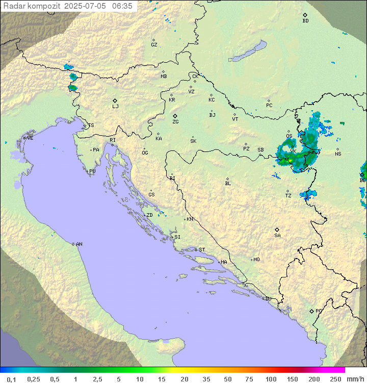 Padavine Hrvaška