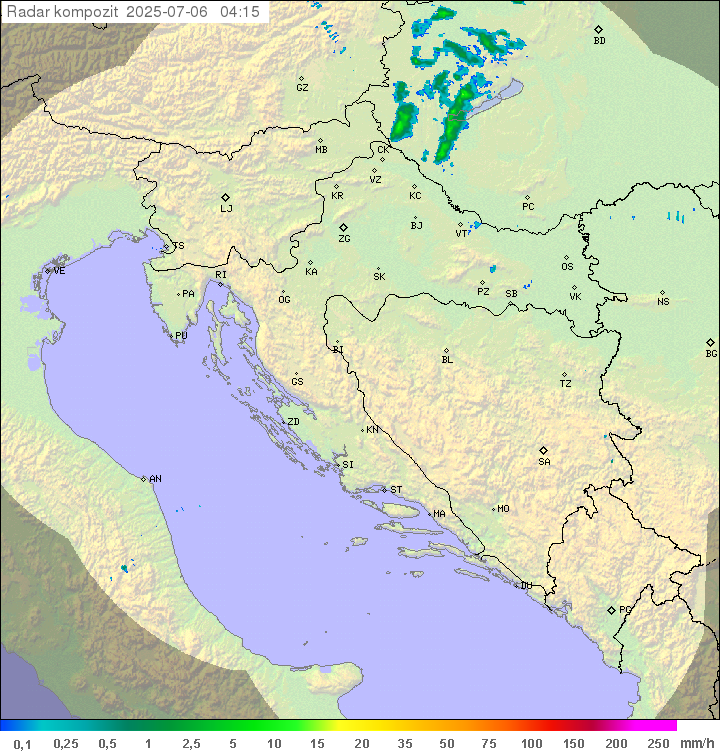 Padavine Hrvaška