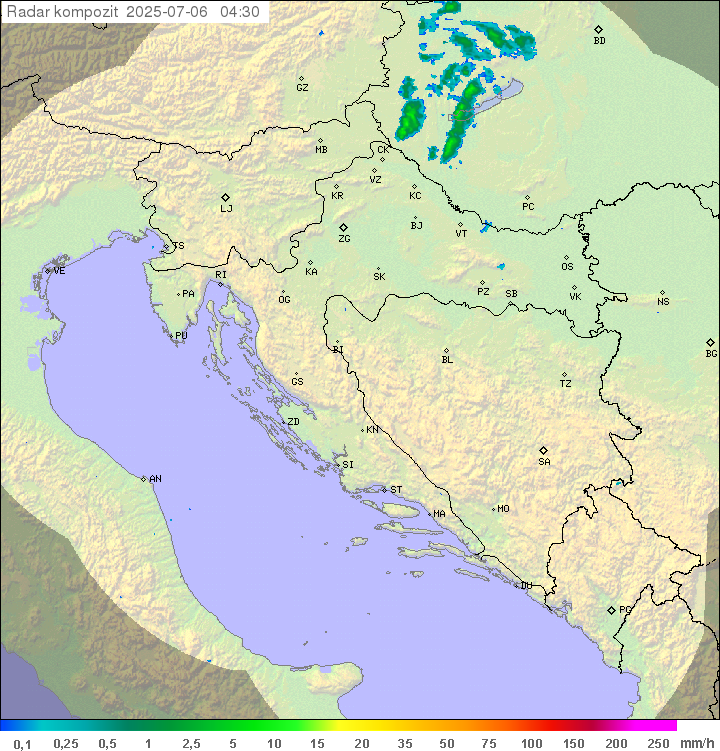 Padavine Hrvaška