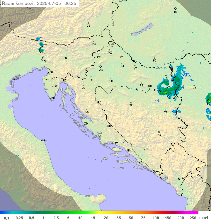 Padavine Hrvaška