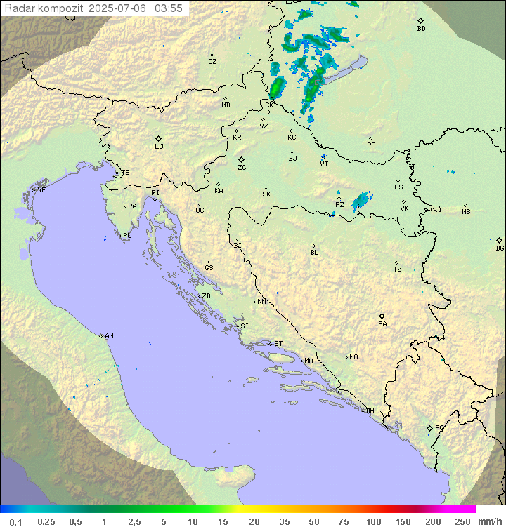 Padavine Hrvaška