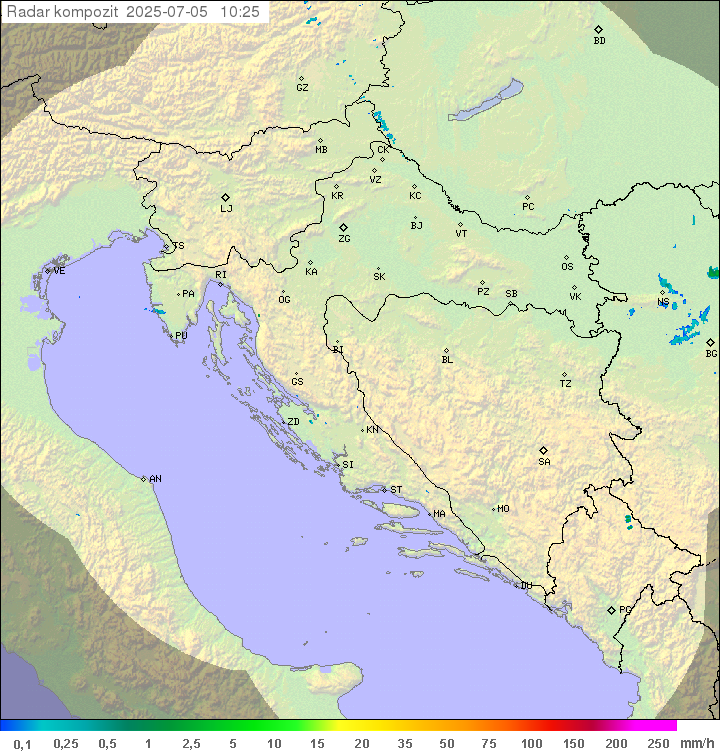 Padavine Hrvaška