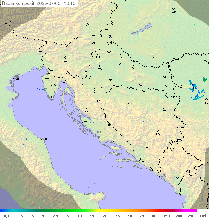 Padavine Hrvaška