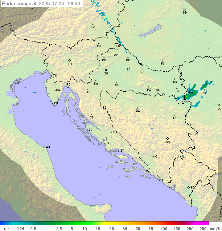Padavine Hrvaška