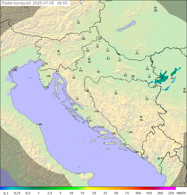 Padavine Hrvaška