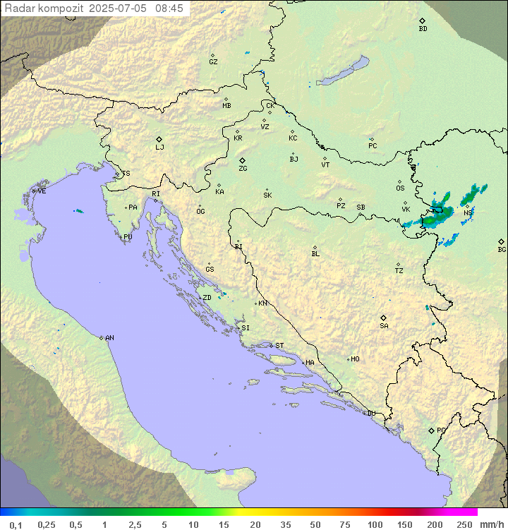 Padavine Hrvaška