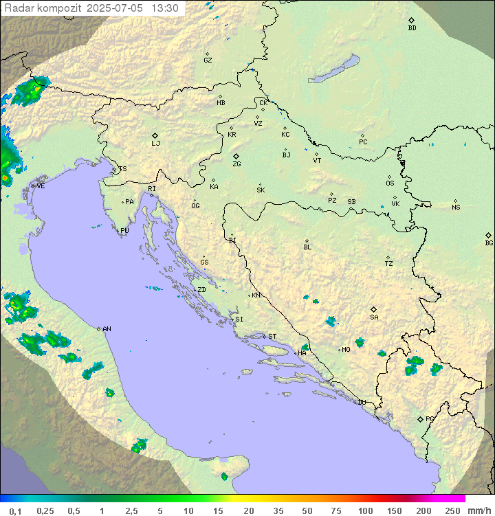 Padavine Hrvaška