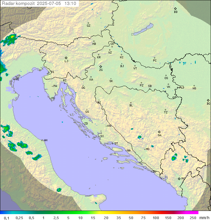 Padavine Hrvaška