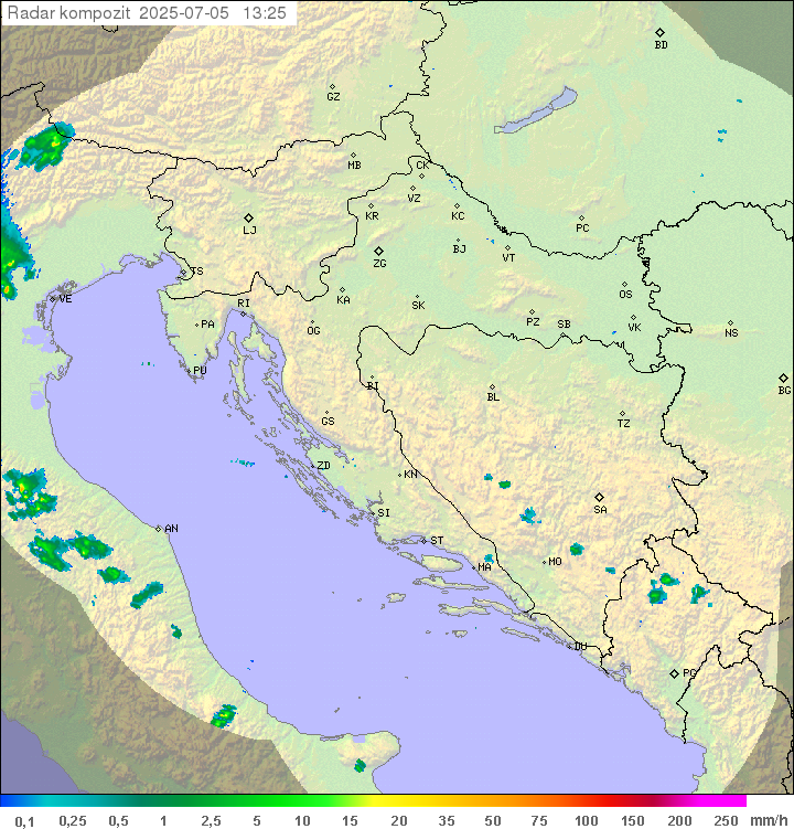 Padavine Hrvaška