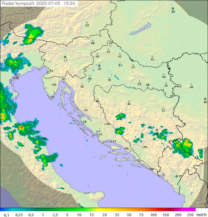 Padavine Hrvaška