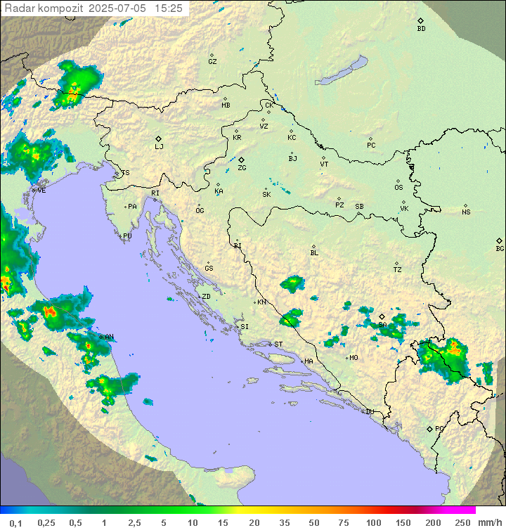 Padavine Hrvaška
