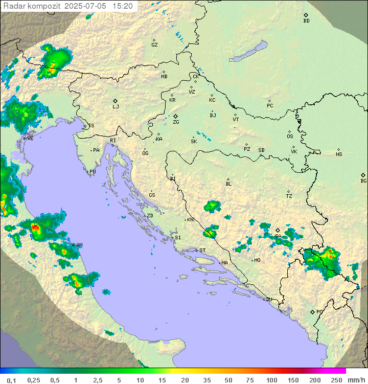 Padavine Hrvaška